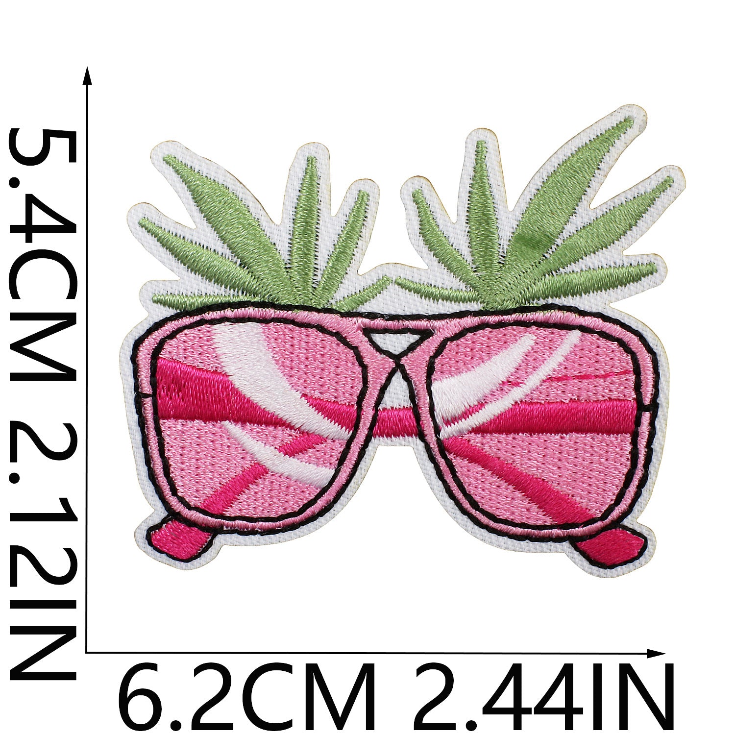 Wholesale Christmas hat embroidered fabric patch